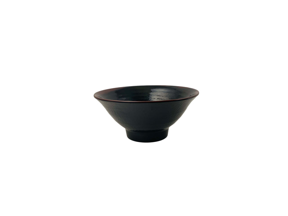 12 Pack 32 oz, 7-1/2" Diameter x 3-3/8" Height, Soup Bowl, Tenmoku Dinnerware, Melamine, BPA Free, Dishwasher Safe, Break-Resistant, Shatter-Resistant, No Microwave, No Oven, NSF