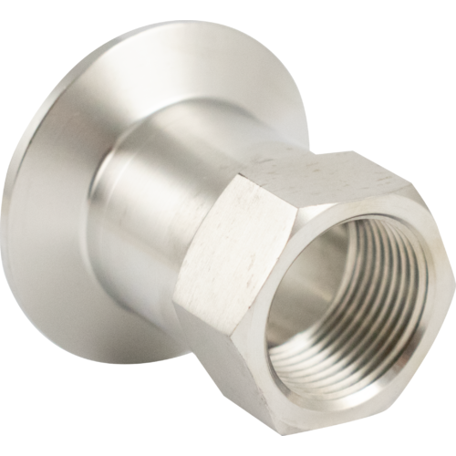 Stainless Tri-Clamp | 1.5" T.C. x 3/4" Female BSPP