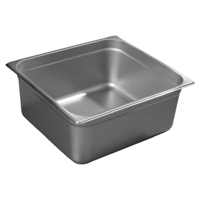 Carlisle 607236 14 Quart Stainless Steel Steam Table Pan 2/3 Size with Reinforced Corners