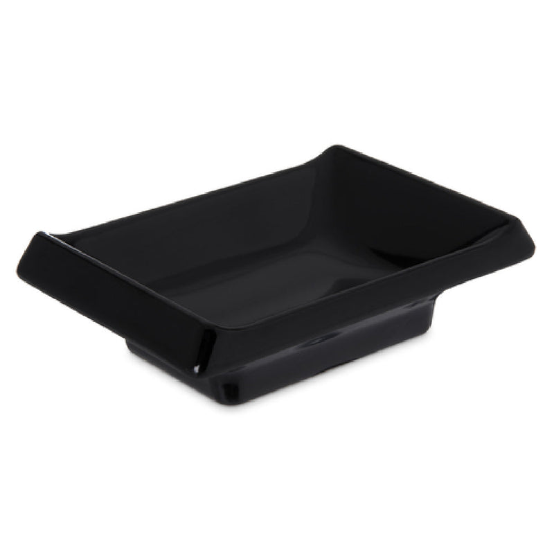 Carlisle 086403 2 Oz Ramekin Plastic Dishwasher Safe Black Melamine