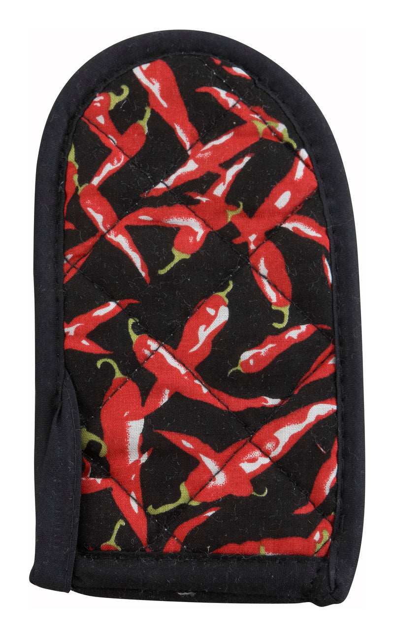 Winco HDH-6C 3-1/2 Inch Cotton Pan Handle Sleeve with Chili Pepper Design