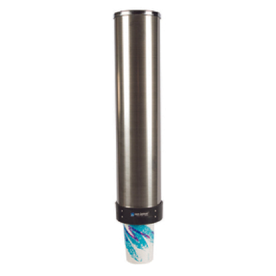 Carlisle C3500P 23 Inch Cup Dispenser Pull-type Top Loading Stainless Steel