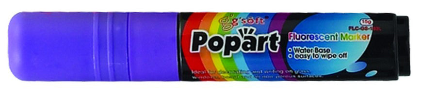 Winco MBPM-U 15g Neon Marker Neon Purple 1/16 Inch Chisel Tip