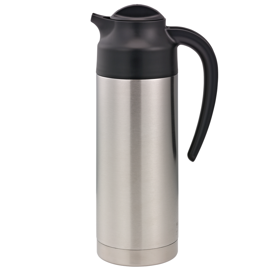 SteelVac® 1-Liter Vacuum Insulated Creamer with Steel Base in Brushed Stainless and Black
