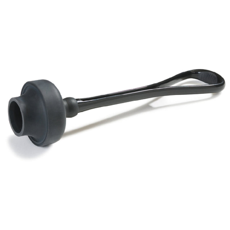 Carlisle 3643903 22 Inch Toilet Plunger Ergonomic Black Non-absorbent Rubber Handle