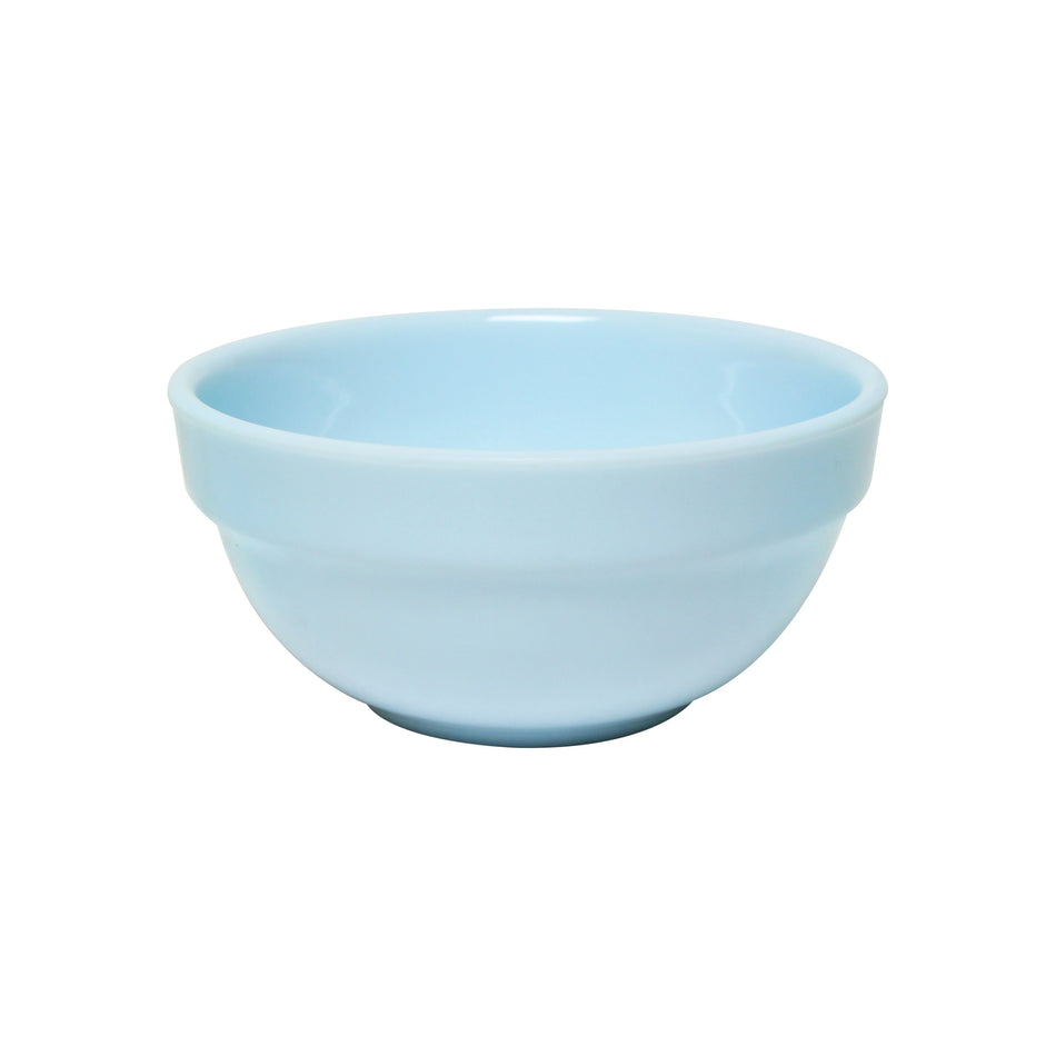 12 Pack 7 oz, 4" Diameter x 1-7/8" Height, Bowl, Blue Jade Dinnerware, Melamine, BPA Free, Dishwasher Safe, Break-Resistant, Shatter-Resistant, No Microwave, No Oven, NSF