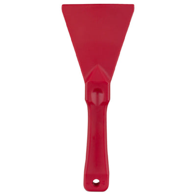 Carlisle 40230EC05 3 Inch Plastic Handle Red Grill Scraper with Durable Blade