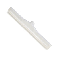 Carlisle 4156702 18 Inch Hygienic Floor Squeegee Head Plastic White Foam Rubber