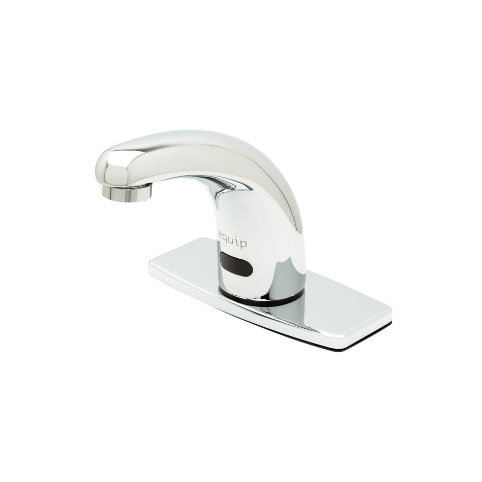 Equip Sensor Faucet: Deck Mount, Single Hole, Cast Spout, 4" c/c Deck Plate