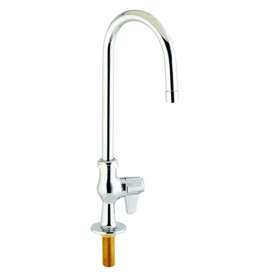 Faucet, Single Hole, 5-7/8" Swivel Gooseneck w/ 2.2 GPM Aerator