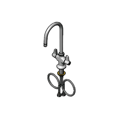 T&S Brass 5F-2SLF05F12 Equip Single Hole Faucet - 1.2 GPM & G1/2 GN