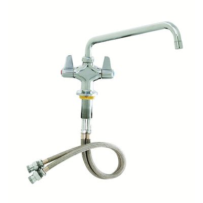 T&S Brass 5F-2SLX10A Equip Single Hole Faucet - 10" Nozzle & 2.2 GPM
