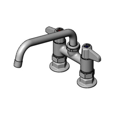 T&S Brass 5F-4DLS08-F15 Equip Deck Mount Faucet - 1.5 GPM & 8" Nozzle