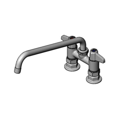 T&S Brass 5F-4DLS12-F15 Equip Deck Mount Faucet - 1.5 GPM & 12" Nozzle