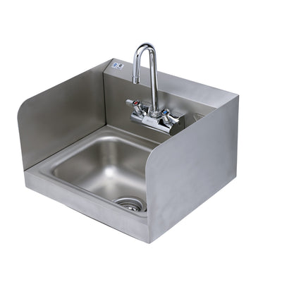 T&S Brass 5F-4WLX03-4W-S Hand Wash Sink Package - Side Splash