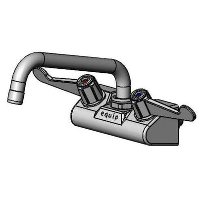 T&S Brass 5F-4WWX08 Equip Wall Mount Faucet - 4" Wall & 8" Nozzle
