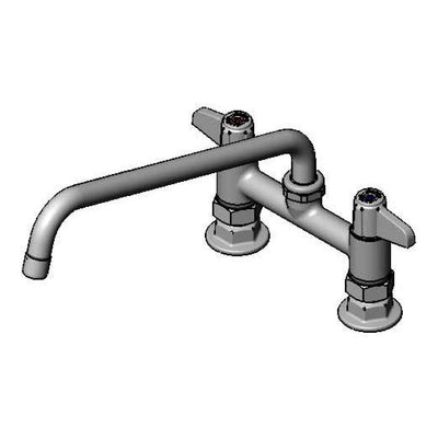 T&S Brass 5F-6DLS10A Equip Deck Mount Faucet - 6" Centers & 10" Nozzle