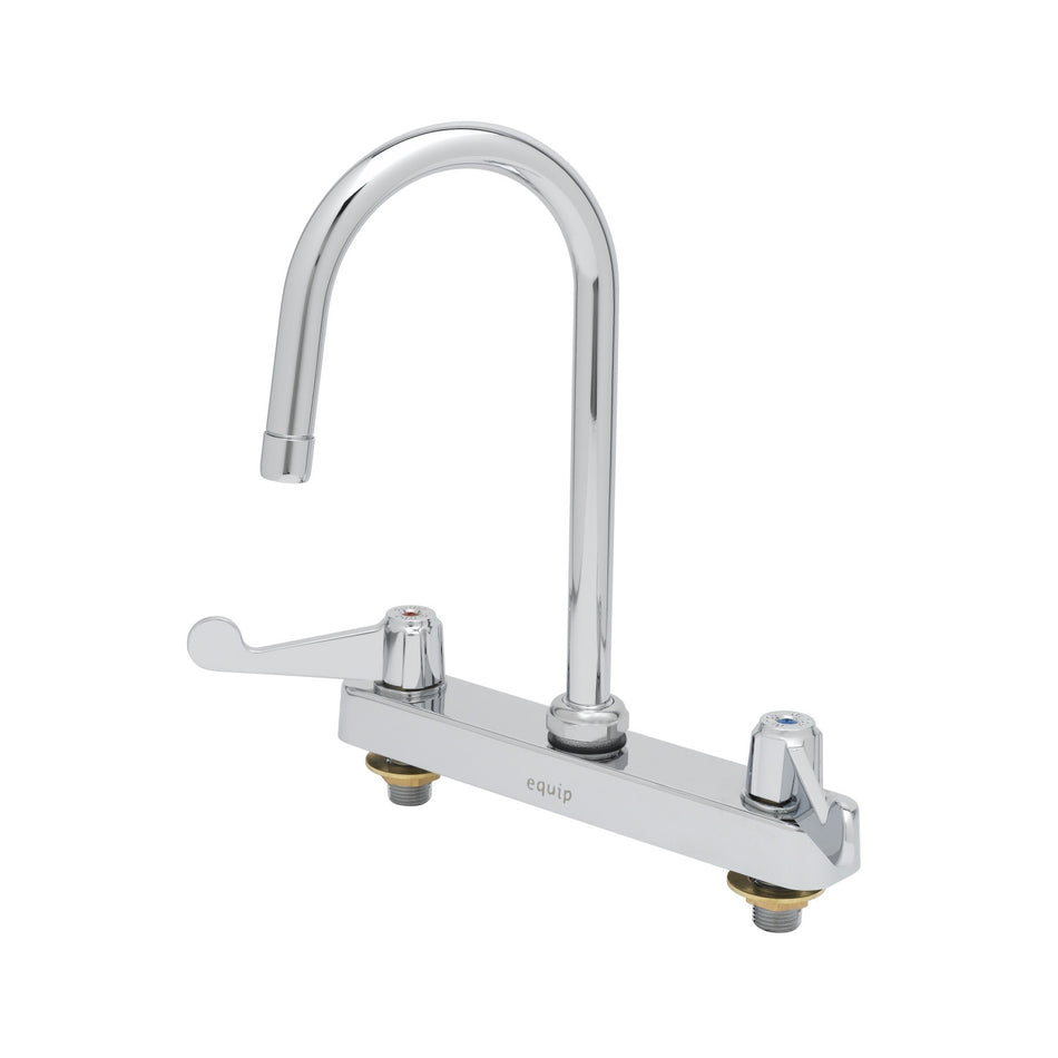 T&S Brass 5F-8CWX05 Equip Workboard Faucet - Gooseneck Spout