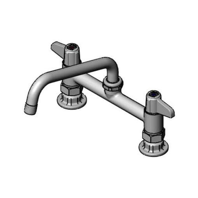 T&S Brass 5F-8DLS08-F15 Equip Deck Mount Faucet - 1.5 GPM & 8" Nozzle