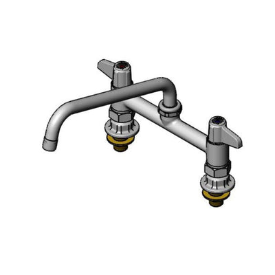 T&S Brass 5F-8DLS10-F15 Equip Deck Mount Faucet - 1.5 GPM & 10" Nozzle