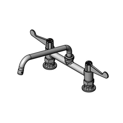 T&S Brass 5F-8DWS10-F15 Equip Deck Mount Faucet - 1.5 GPM & 10" Nozzle
