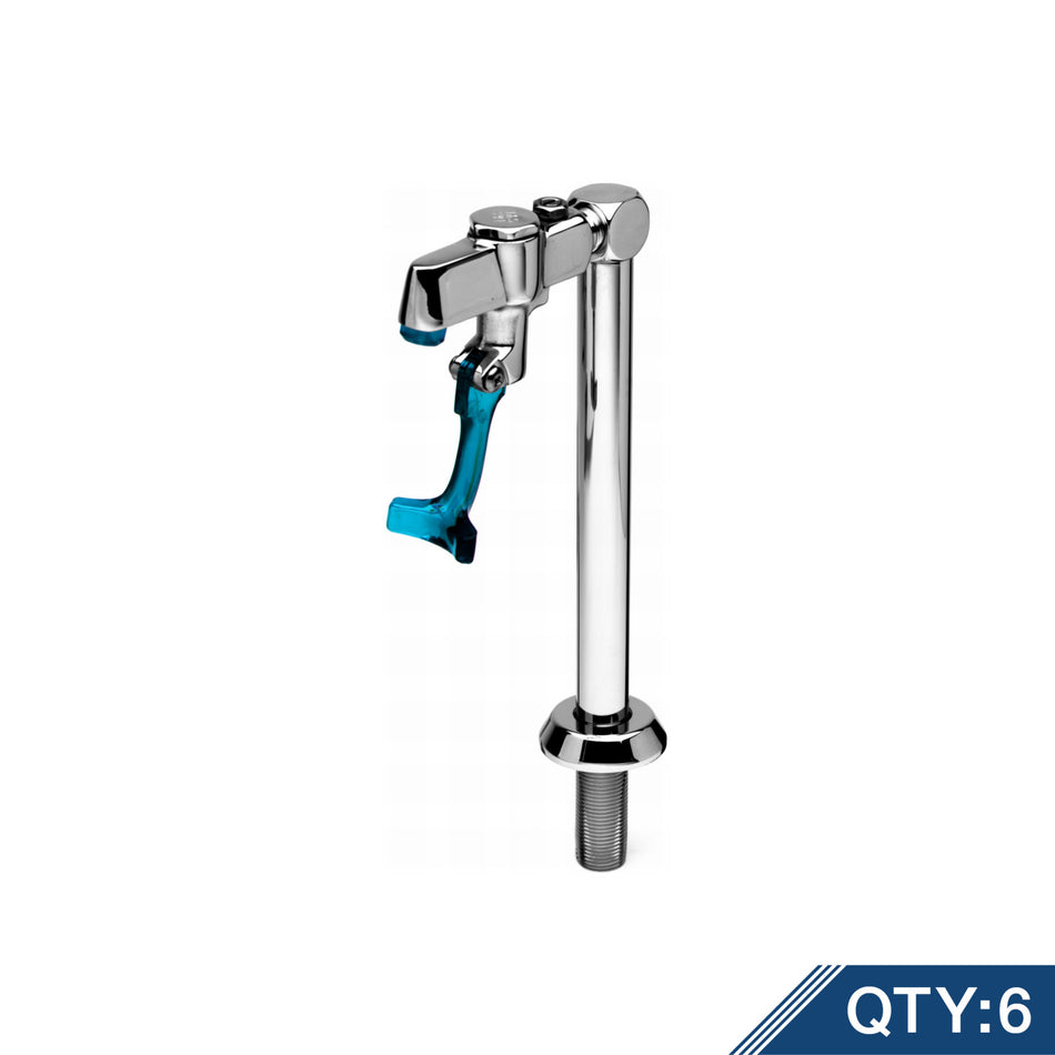 Glass Filler, 8" Deck Mount Pedestal, 1/2" NPT Male Shank equip Retro-Style. (Qty 6)
