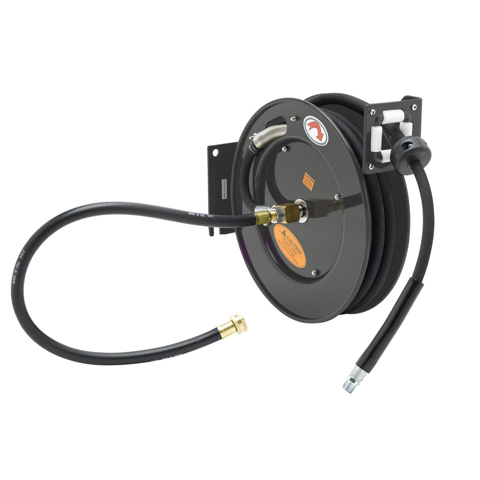 Hose Reel, 1/2" x 50', No Spray Gun/Valve, 3' Connector Hose equip
