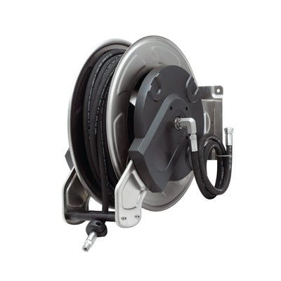 T&S Brass 5HR-351 SS Open Hose Reel - 65' Hose (No Valve)