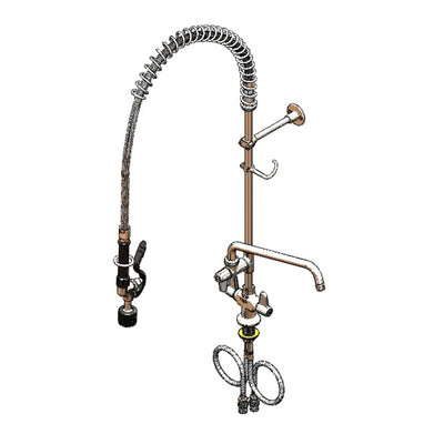 T&S Brass 5PR-2S12-C Equip Pre-Rinse - 1.2 GPM Valve & 12" ADF