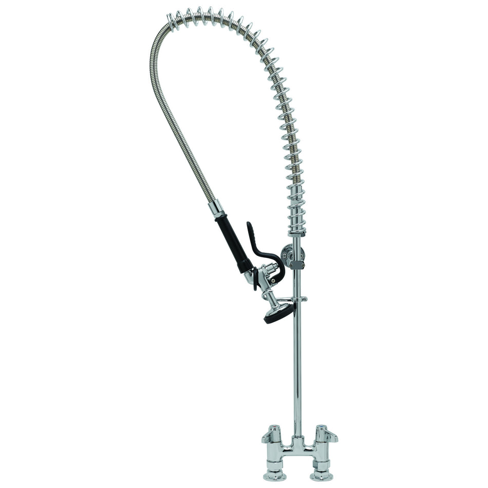 T&S 5PR-4D00 34"H Deck Mount Pre Rinse Faucet - 1.15 GPM, Base with Nozzle