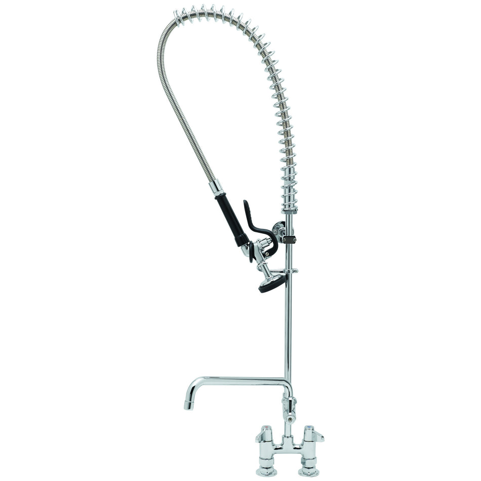 T&S 5PR-4D12 38 5/16"H Deck Mount Pre Rinse Faucet - 1.15 GPM, Base with Nozzle