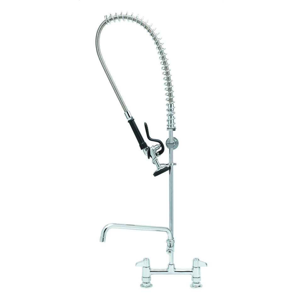 Pre-Rinse, 8" Centers, Deck Mount, 10" Add-On Faucet Nozzle