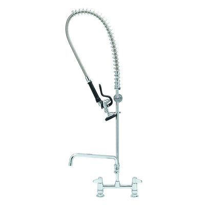 T&S Brass 5PR-8D14 Equip Pre-Rinse - 8" Deck Mount & 14" ADF