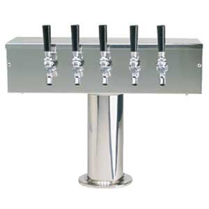 Micro Matic DS-355-PSSKR 20 Inch Glycol Cooled Draft Beer Tower Countertop Stainless Steel
