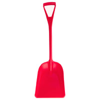 Carlisle 41077EC05 14 Inch Plastic Food Service Shovel Red with One-piece Design