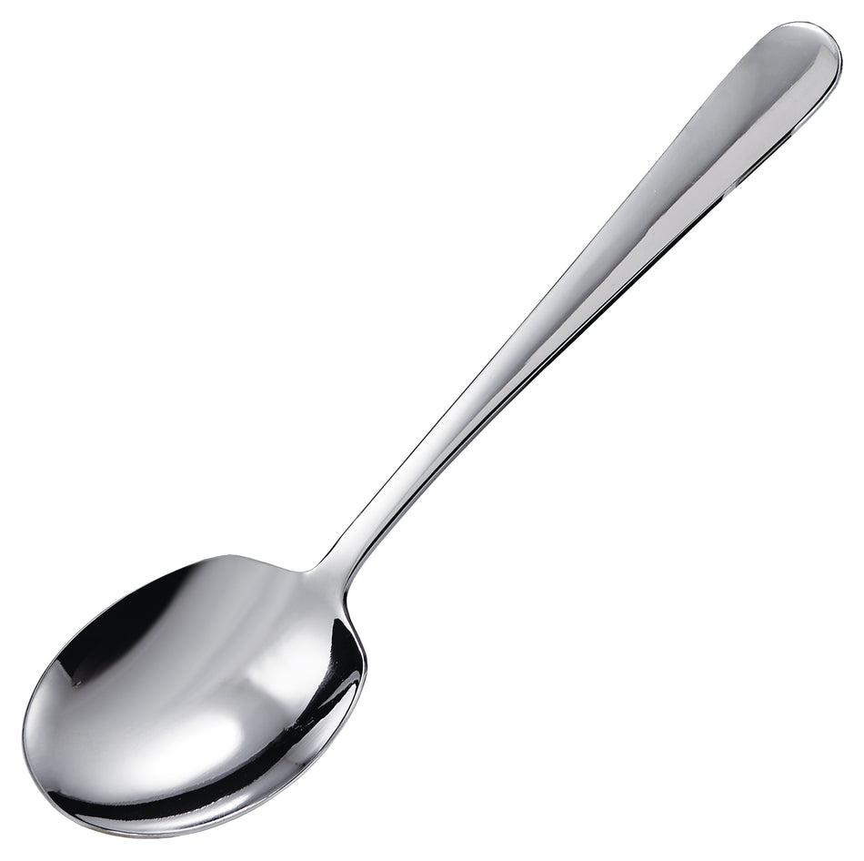 Winco SRS-2 8-5/8 Inch Serving Spoon Stainless Steel Round Edge