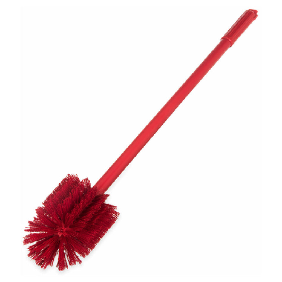 Carlisle 40008C05 30 Inch Valve and Fitting Brush Medium Stiff Polyester Bristles Plastic Red