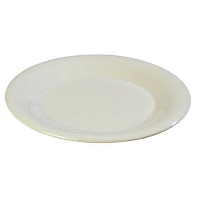 Carlisle 3301242 9 Inch Diameter Plate Melamine Break Resistant Bone Color
