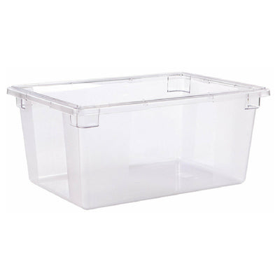 Carlisle 1062307 26 Inch 18 Inch Food Storage Box Clear Polycarbonate with Date Indicators