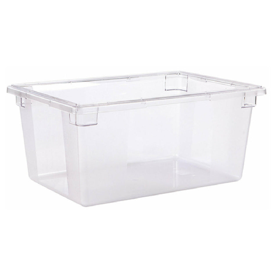 Carlisle 1062307 26 Inch 18 Inch Food Storage Box Clear Polycarbonate with Date Indicators