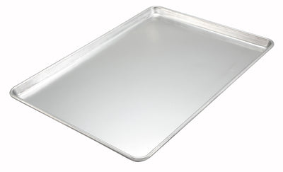 Winco ALXP-2618H Full-Size Aluminum Sheet Pan - 16 Gauge Closed Bead 18 by 26 Inch