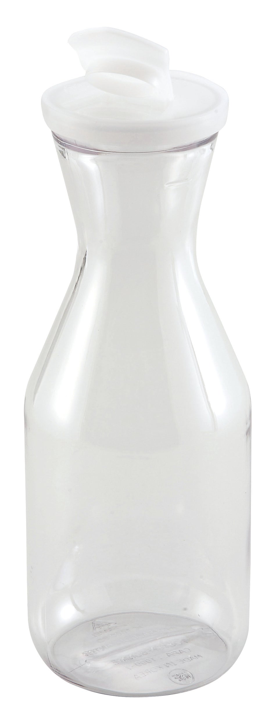 Winco PDT-05 Decanter with Flip Top Lid, Polycarbonate - 0.5 Quart