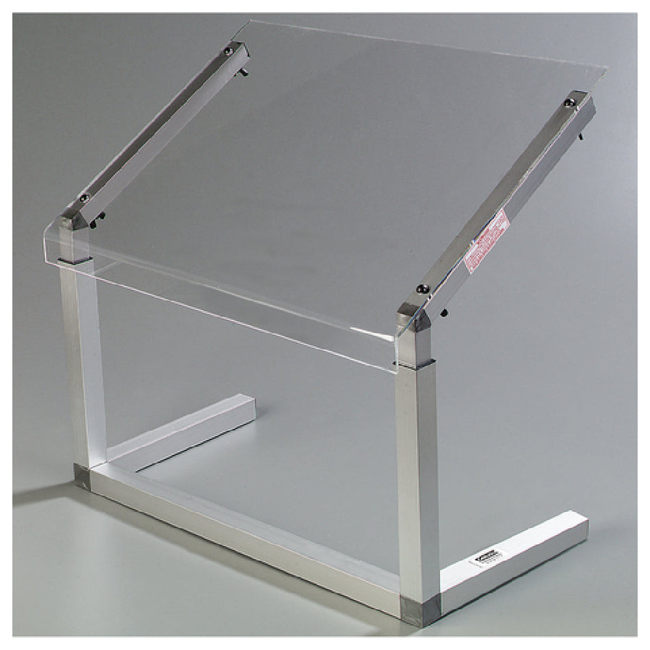Carlisle 922407 24 Inch Portable Sneeze Guard Free-standing Acrylic Shield
