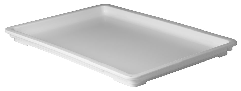 Winco PL-36NC 25 Inch Cover for PL-3N and PL-6N Rectangular BPA Free Polypropylene White