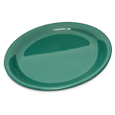 Carlisle 4300409 9 Inch Narrow Rim Dinner Plate Melamine Meadow Green