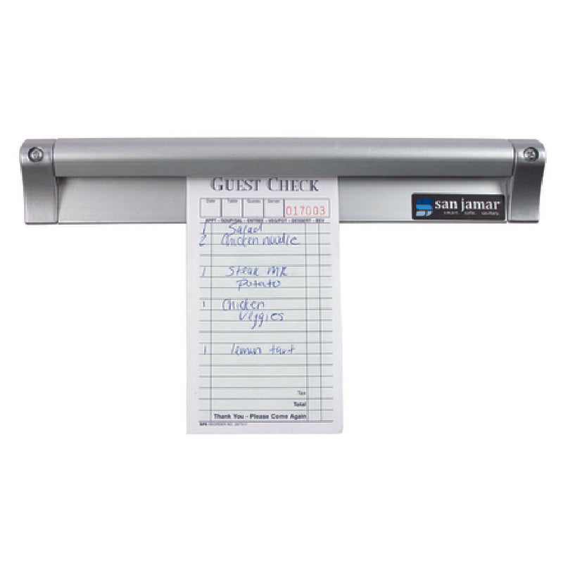 Carlisle CK6512A 12 Inch Anodized Aluminum Check Minder with Glass Marbles