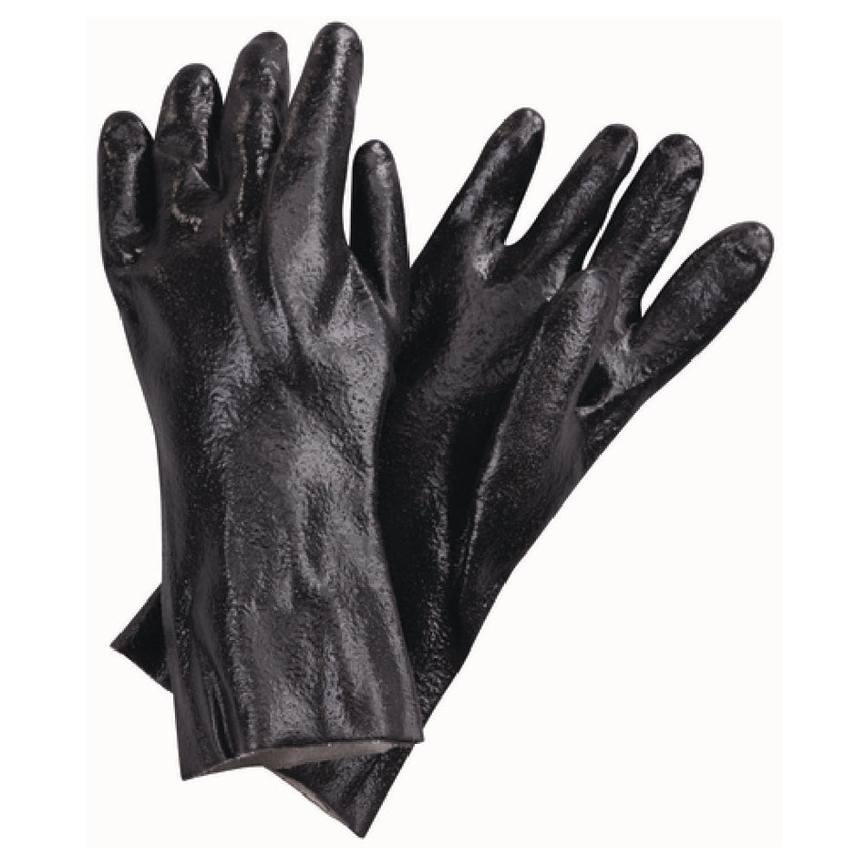 Carlisle 887 18 Inch Elbow Length Dishwashing Glove PVC Cotton Lining
