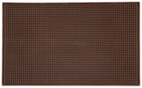 Winco BM-1812B 18 Inch Brown Rubber Service Mat with NSF Certification