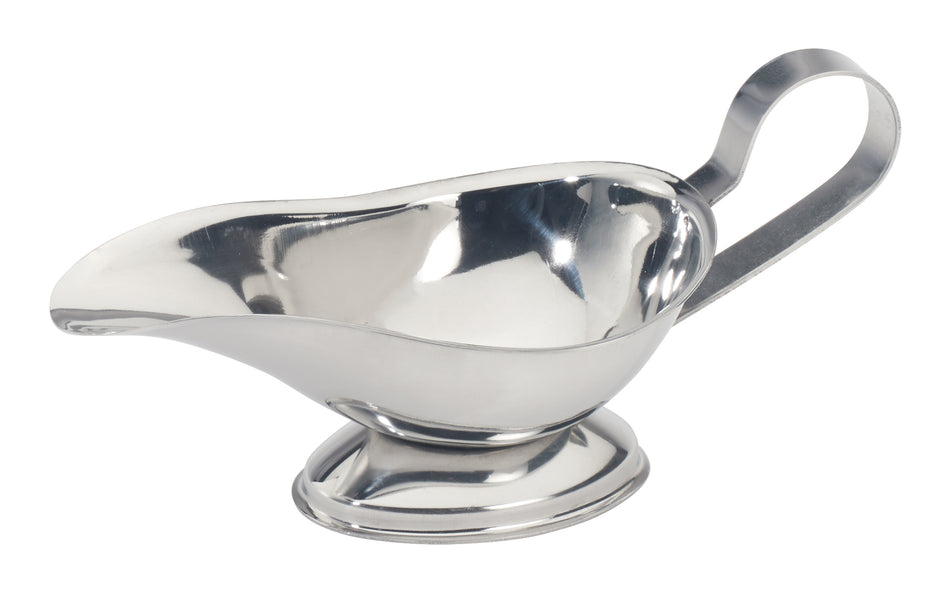 Winco GBS-3 3 Oz Gravy Sauce Boat Stainless Steel with Handle