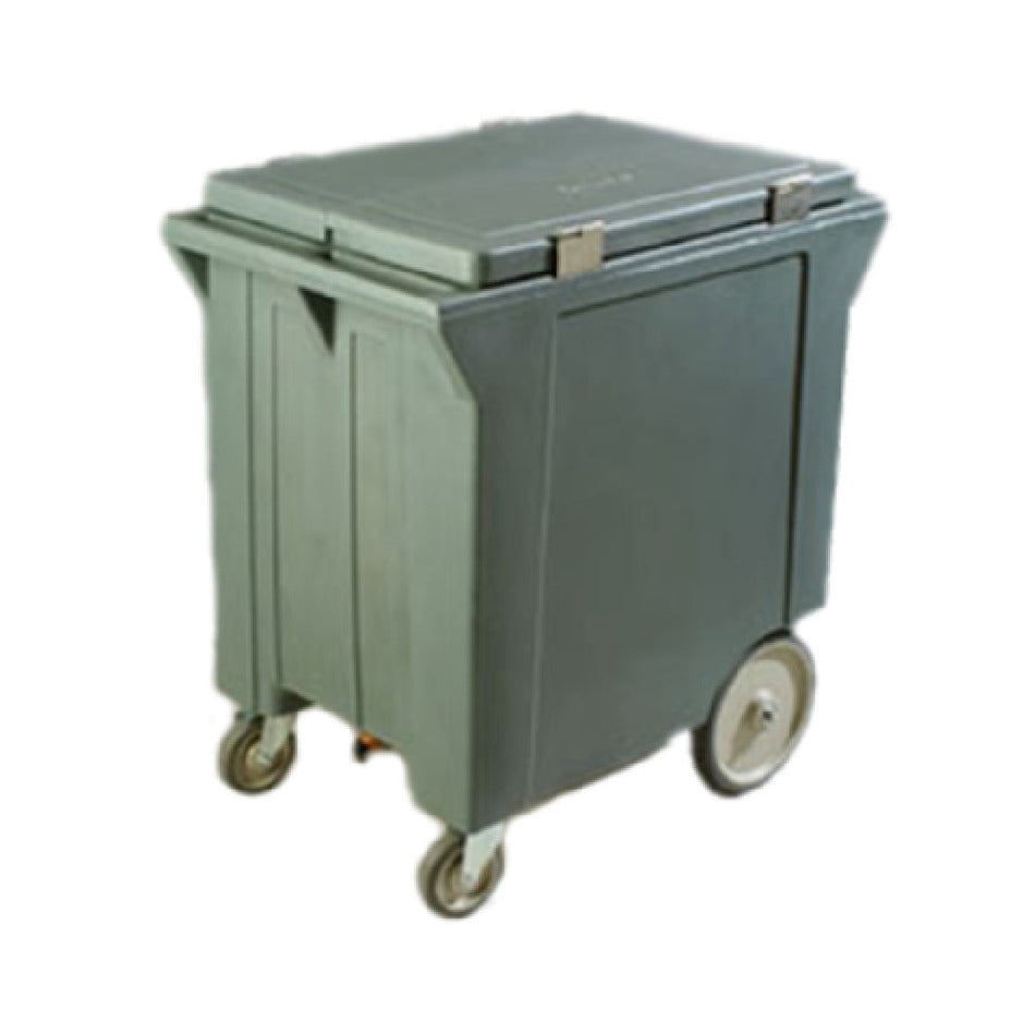 Carlisle IC222059 22 Inch Mobile Ice Caddy 200 Lb Capacity Insulated Polyethylene Slate Blue